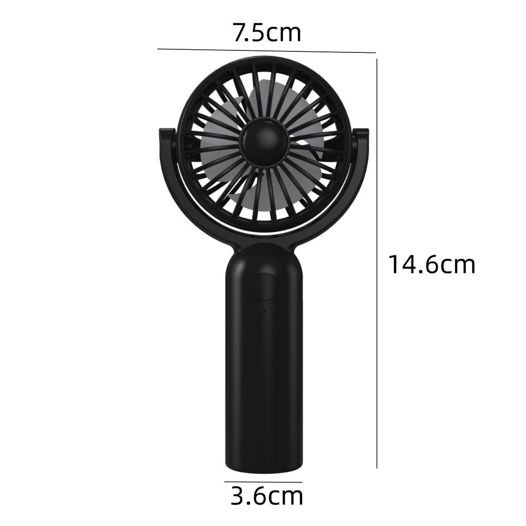 3pcs Portable Handheld Mini Fans with 3 Speed 180° Adjustable USB C Rechargeable for Travel Stylish Indoor Outdoor Eyelash Fan