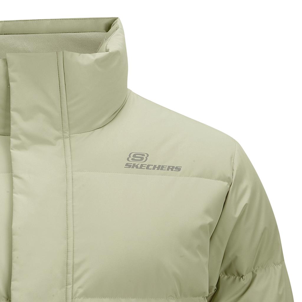 Skechers Teflon Three-Proof Duck Down Warm Short Down Jacket Unisex Outerwear Olive L324U108-052V