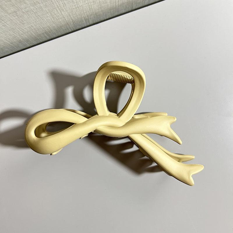 Akryl Barrette elegancka jednokolorowa spinka do włosów krab spinka do włosów Vintage proste akcesoria do włosów dla kobiet kucyk pazur klip kraby