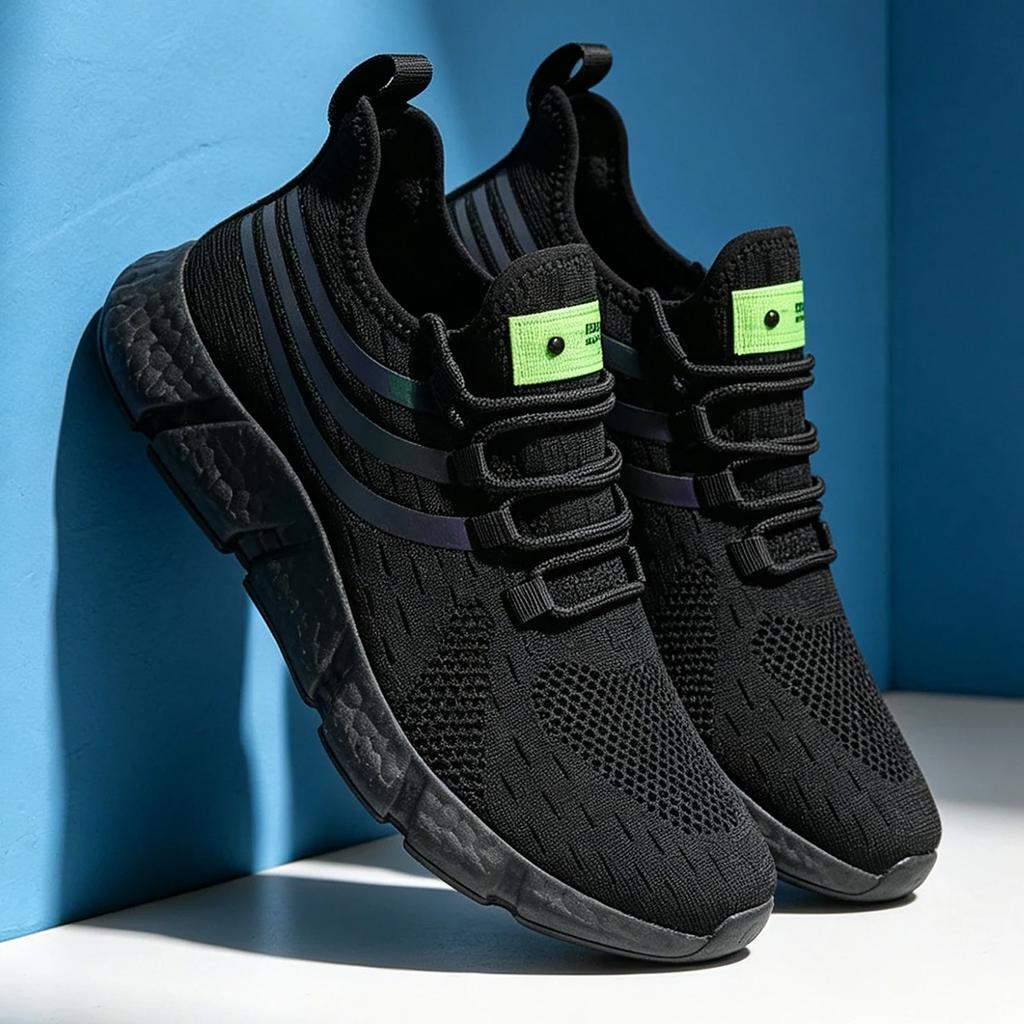 Men's Spors Sneakers Comfortable and Breathable Platform Shoes Summer Running Shoes for Men Stylish Breathable Walking Sneakers