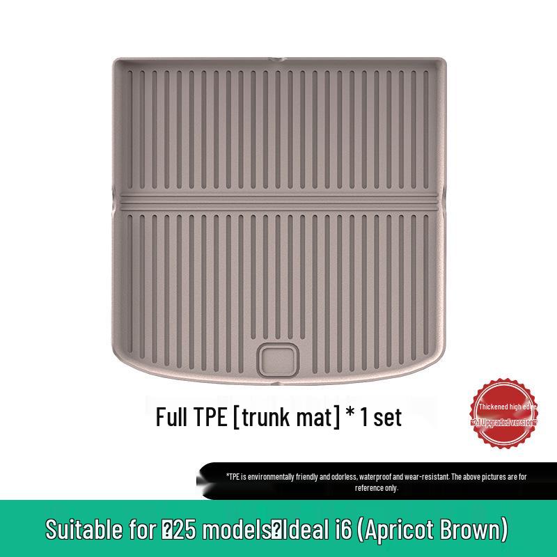 Compatible TPE Car and Trunk Floor Mats for 25 Ideal i6 Models - All-Weather Protection