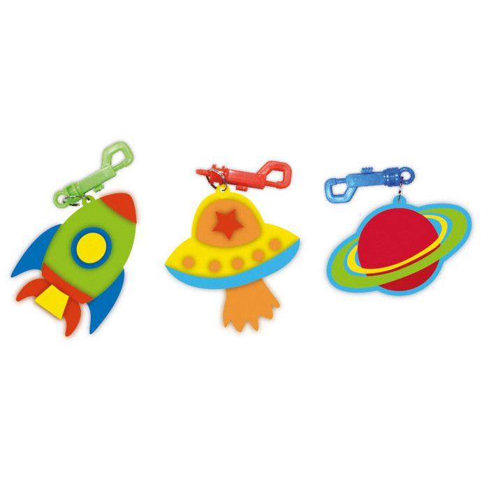 Kit - Je crée mon porte-clés - Fusées de couleurs - CTOP