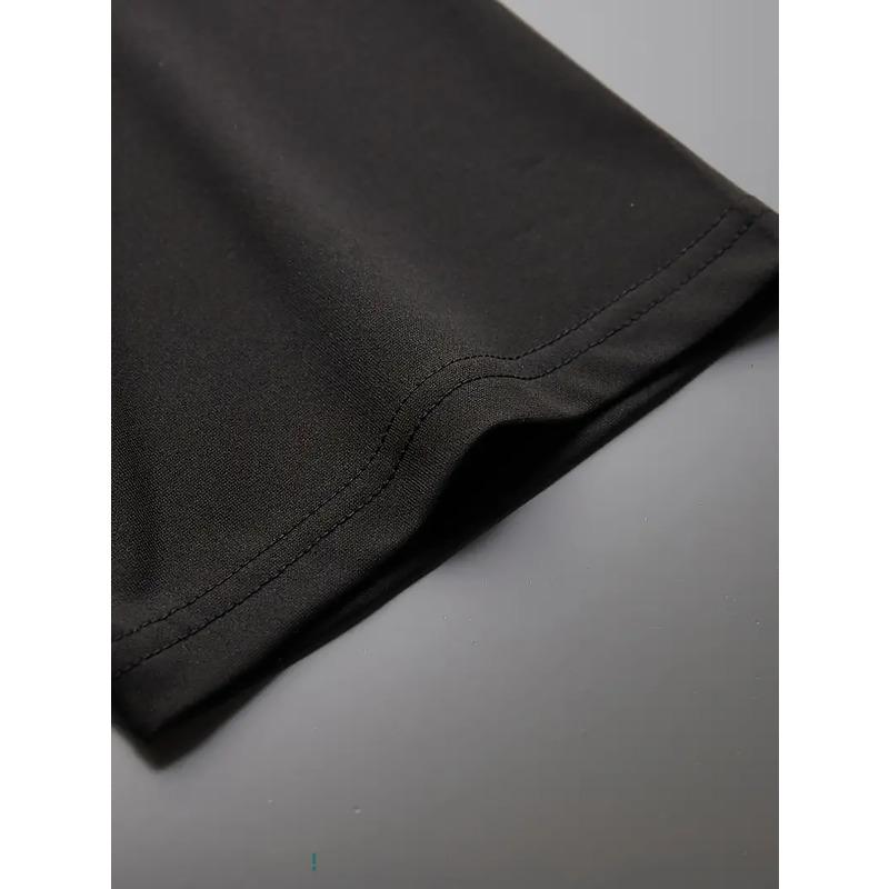 Europäische Größen Bullenschädel Print T-Shirt, Herren T-Shirt, Sommer Lässiges Kurzarm T-Shirt