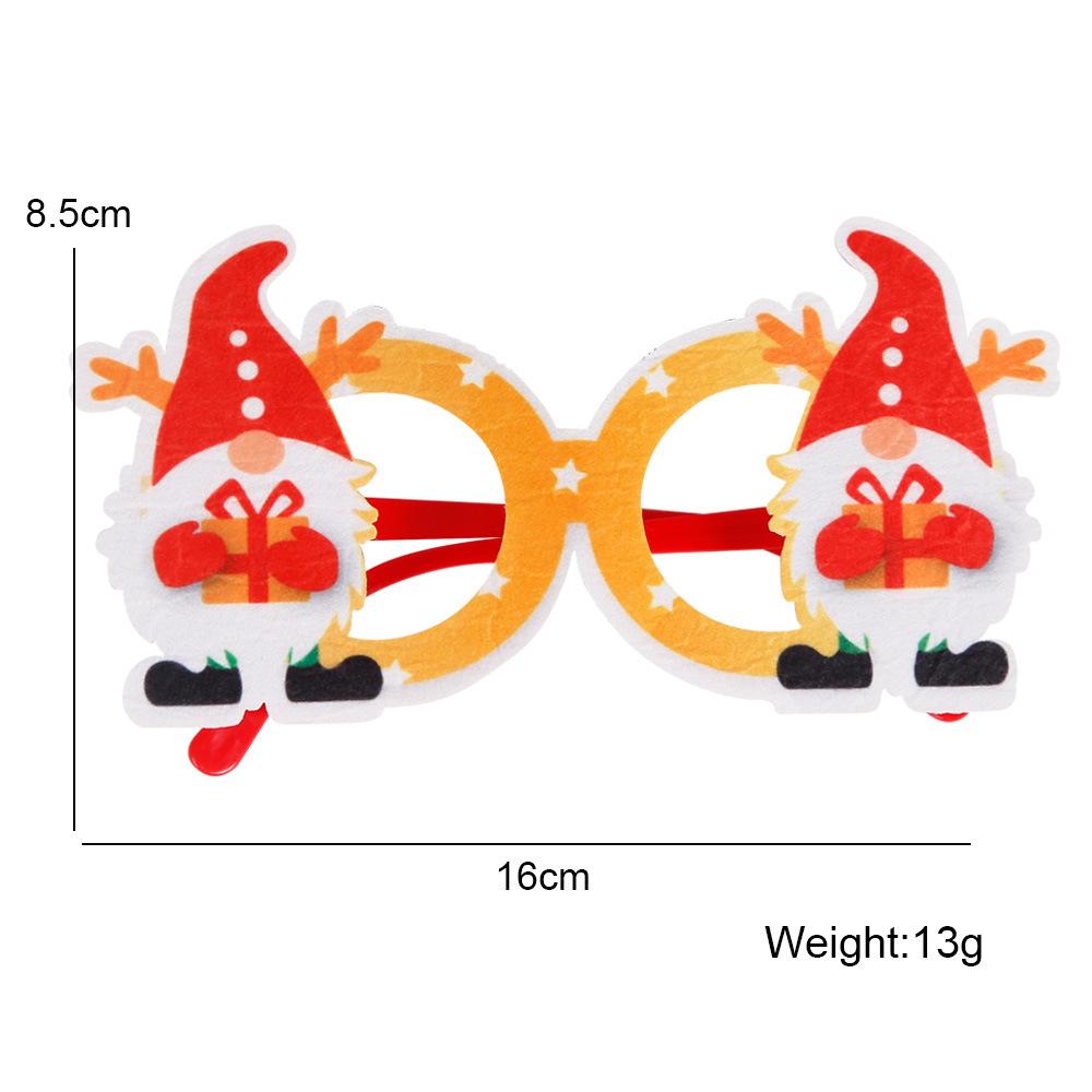 2023 Santa Snowman Glasses Christmas Decorations Christmas Glasses Frame Adult Kids Gift Christmas Xmas Decor New Year Noel