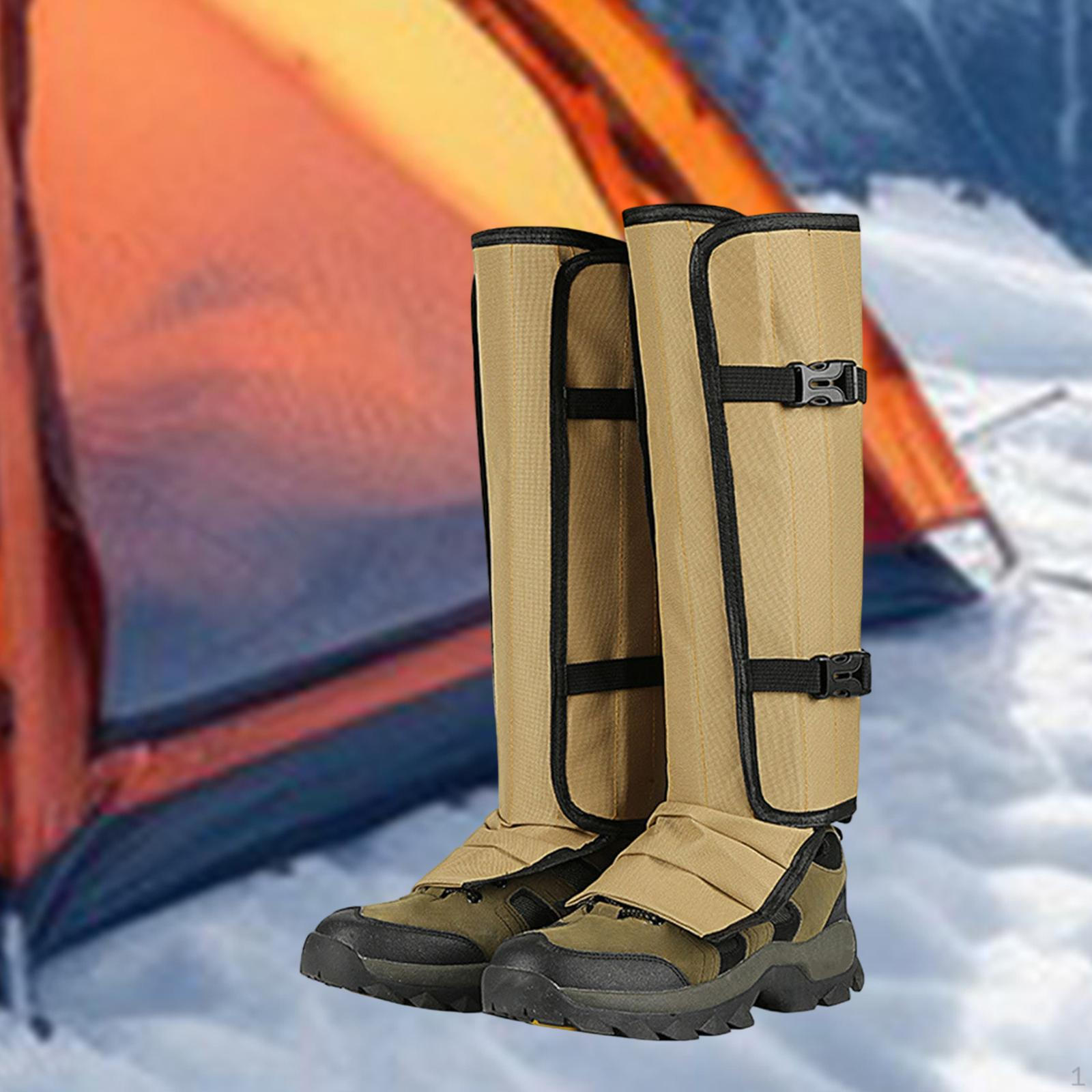 

Gaiters for Hiking Shoes, Waterproof And Adjustable, Made of Comfortable TPU, Ideal Camping, жовтий