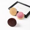 Pin Cushions Round Shaped Sewing Needle Pad Pincushions for Sewing with Wristband,Sewing Accessory for DIY Craft