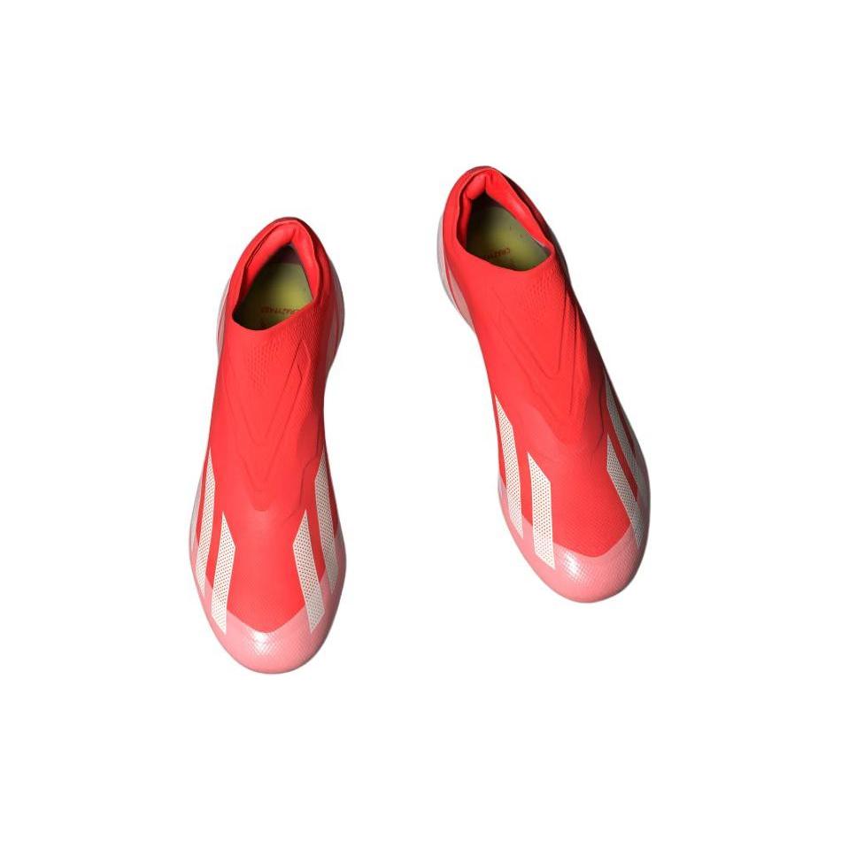 Nové Adidas Crazyfast Elite bez tkaniček FG Solární červená Cloudová bílá Týmová solární žlutá IG0611