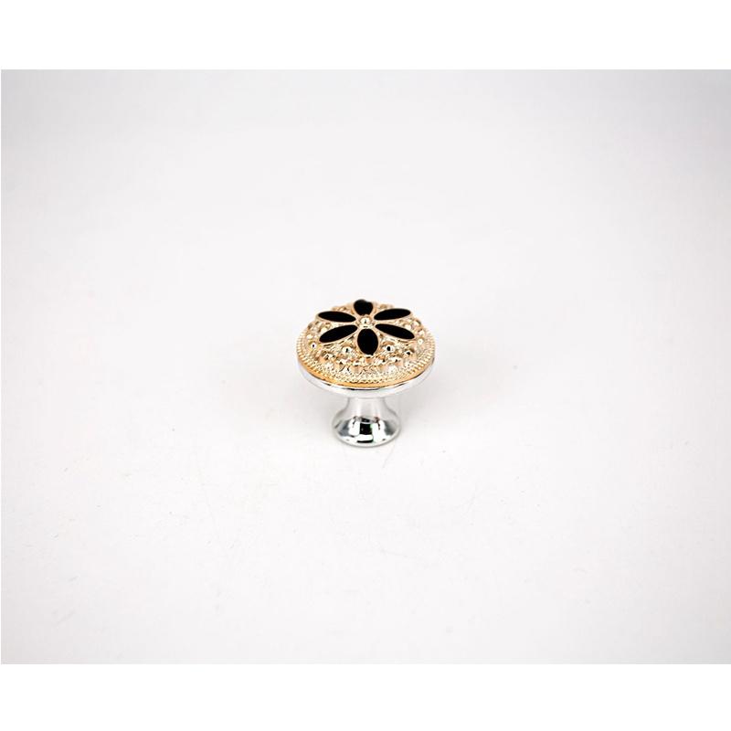 [Opening Door] Double-Piece Table Handle Factory Direct Supply Handle European Coffee Cupboard Drawer Small Single-Hole Plastic Handle