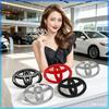 1Pcs Car Steering Wheel Badge Decal Auto Styling Car Decoration Sticker For Toyota C-hr Prado Rav4 Yaris Hilux Prius Avensis Corolla Camry