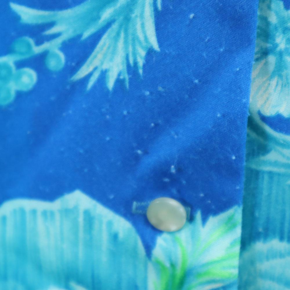 Tori Richard 70s 80s Made In USA Vintage Floral Long Sleeve Aloha Shirt Women Used