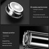 ZISIZ Double-Layer Glass Tea Infuser Mug
