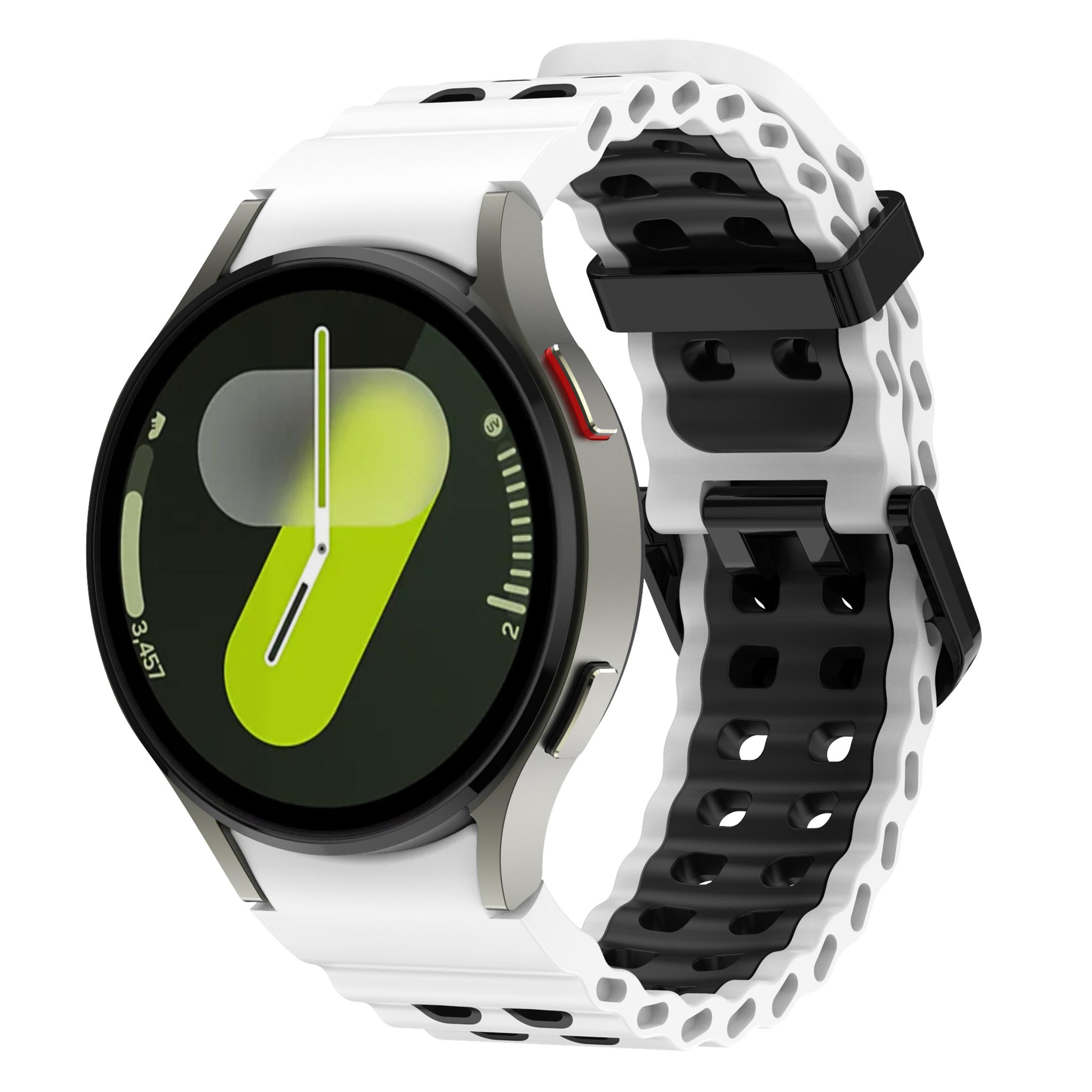 

Ocean Silicone breathable Strap For Samsung Galaxy watch 7/6/5/4 40mm 44mm bracelet band For Watch 6/4 Classic 47/43mm 46/42mm Galaxy Watch 4-5-6-7