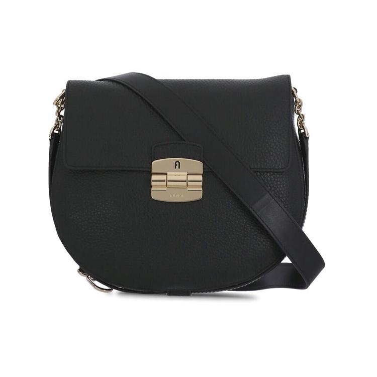 New Furla Calfskin Crossbody Bag, Shoulder Bag Women's Black WB00525-BX0041-O6000