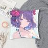 Katsuhita Hokusai Animated Game Fate Grand Order Pillow Case Fashion Square Pillowcase Bedroom Sofa Room Ins Decoration Leisure