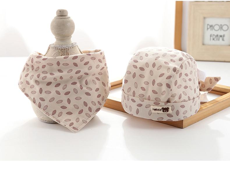 Infant Pirate Hat & Bib Set for 0-6 Months - Unisex Spring/Autumn Style