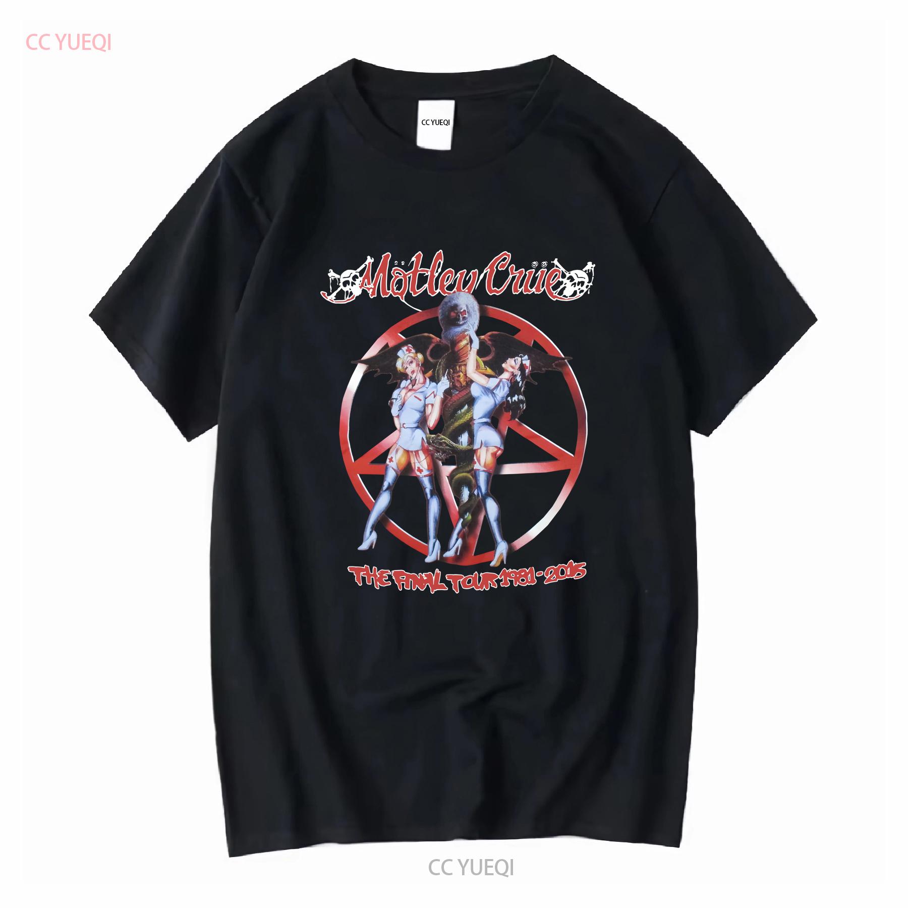 

Montley Crue Final Tour 2015 T Shirt Sz XL vintage Washed Slightly Versatile Breathable homme fashion Stylish Soft graphic 4XL