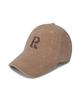 VERUTUM Initial Western Logo Pigment Ball Cap Camel