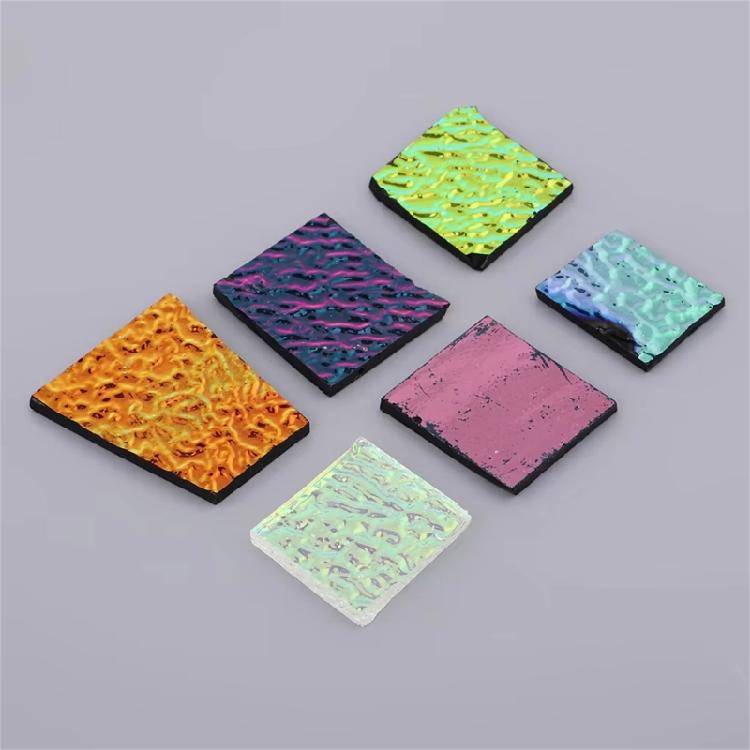 Premium Dichroic Glass Scraps 28g Accessories Excellent For Custom Jewelry Making And Artistic Inlay Applications
