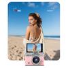 Thumb-Sized Flip Screen Mini Camera Tiny Retro Keychain Digital Camera with 1.47" LCD Screen Vintage