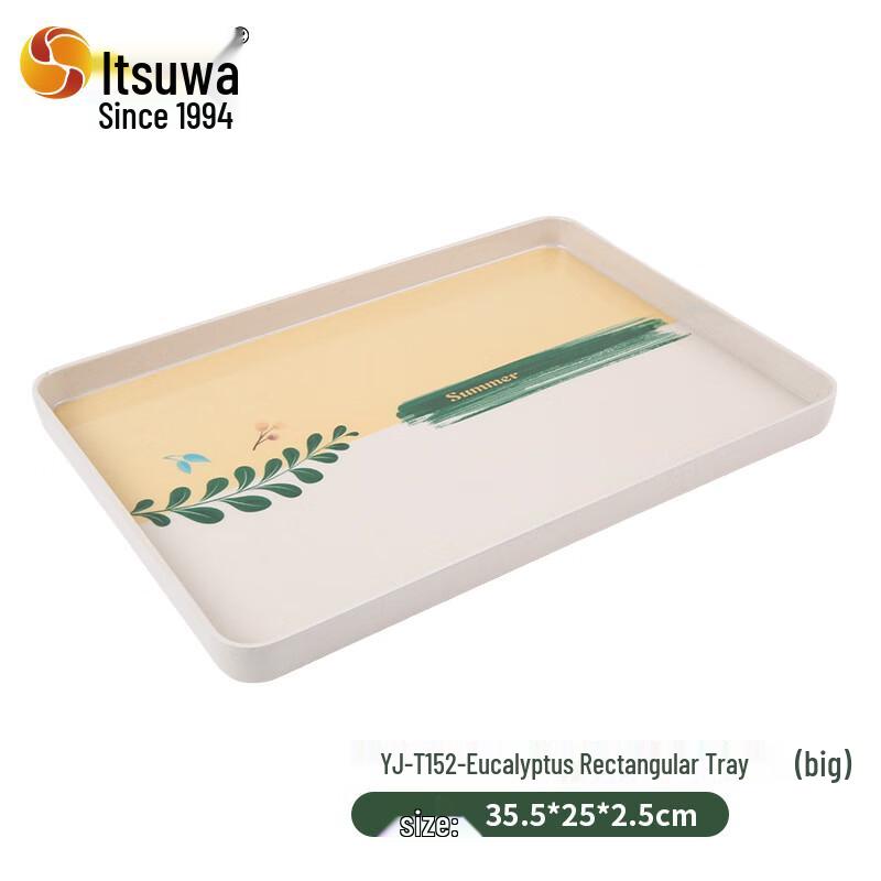 

Wuhe Food-Grade Melamine Eucalyptus Rectangular Serving Tray