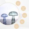 Simple Hydroponic Flower Bottle Transparent Mushroom Glass Vase Glass Aromatherapy Bottle Flower