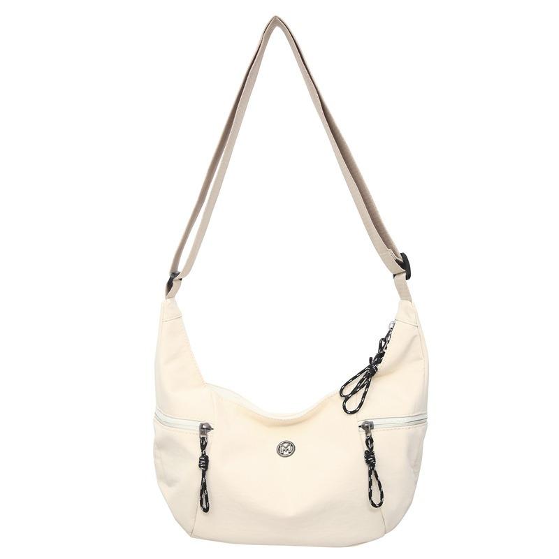 Dumpling Bag Large Capacity Women's Bag Student Shoulder Bag Simple Commuter Bag Casual Versatile Messenger Bag