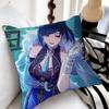 Yelan Anime Pillow Cover Design Cushion Cover Decor Holiday Decorati
