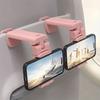 Foldable Airplane Phone Holder, Adjustable & Rotatable Portable Stand for Flight, Train and Desk Use