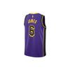 Jordan Lakers Saison 22-23 LeBron James Nr.. 6 Splicing Rundhals-Pullover mit Markenlogo-Print Atmungsaktives Schnelltrocknendes Basketball-Tanktop DO9530-505