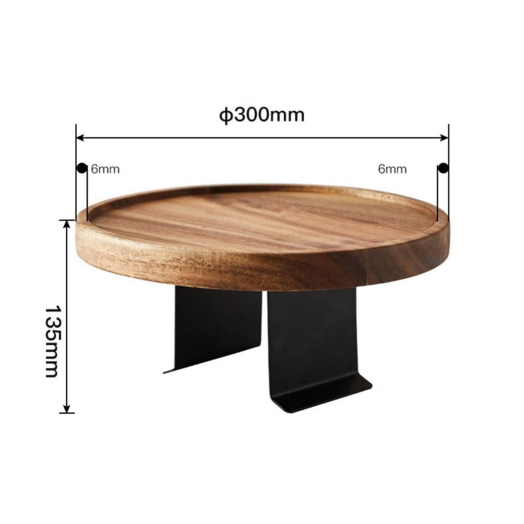 Sofa Armrest Tray Round Arm Movable Couch Table for Living Room, Small Apartment,
