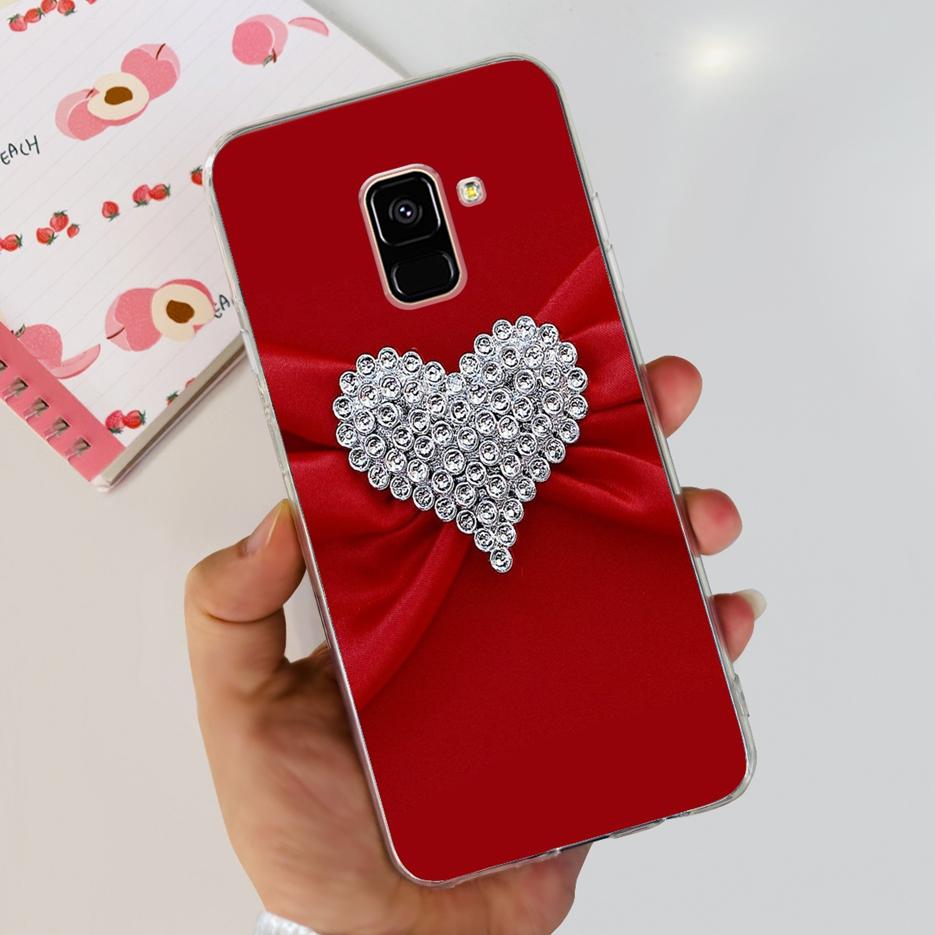 For Samsung Galaxy A8 Plus 2018 Case SM-A730F Luxury Painted Cover Soft Silicone Phone Case For Samsung A8 2018 A530F A8+ Bumper