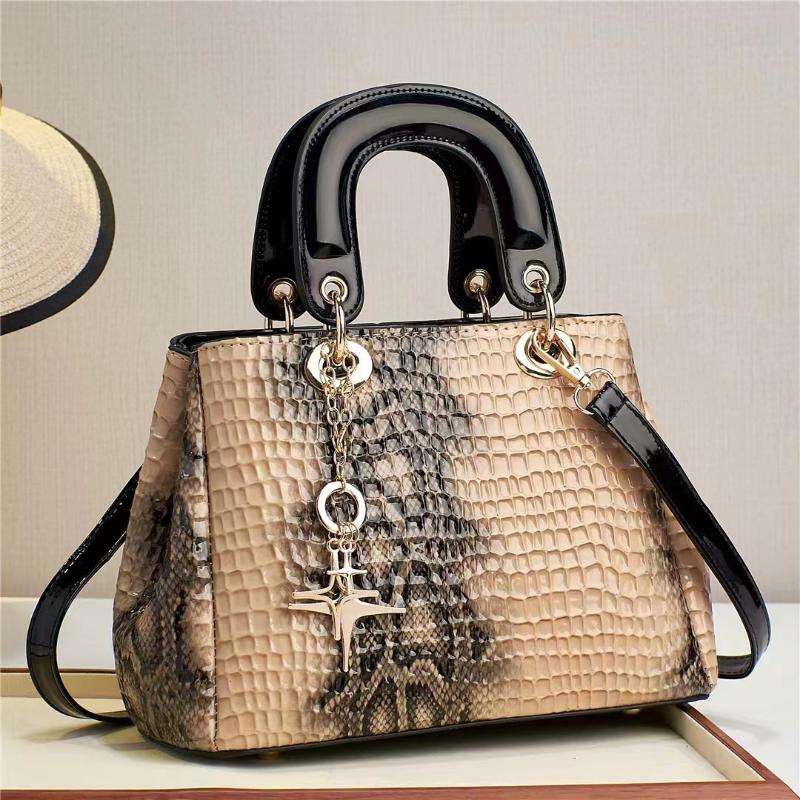 High Quality Leather Women Handbag Brand Designer Wedding Messenger Bags for Lady Shoulder Bags Female Big Totes Office Bag