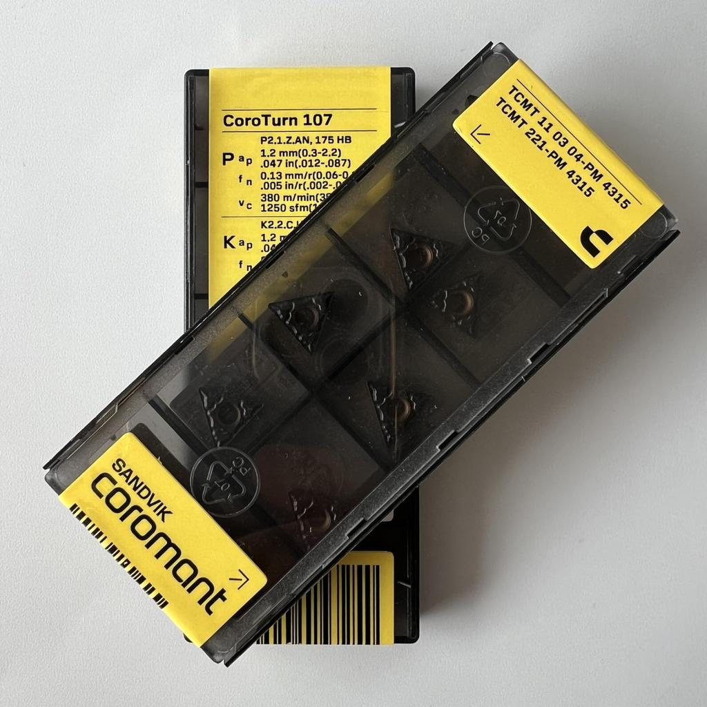 SANDVIK / TCMT110304-PM 4315 / Original Swedish hard alloy blade 10 Pcs