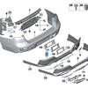 BMW 7 Series G70 Rear Bumper Lip (Model: 51128081541)