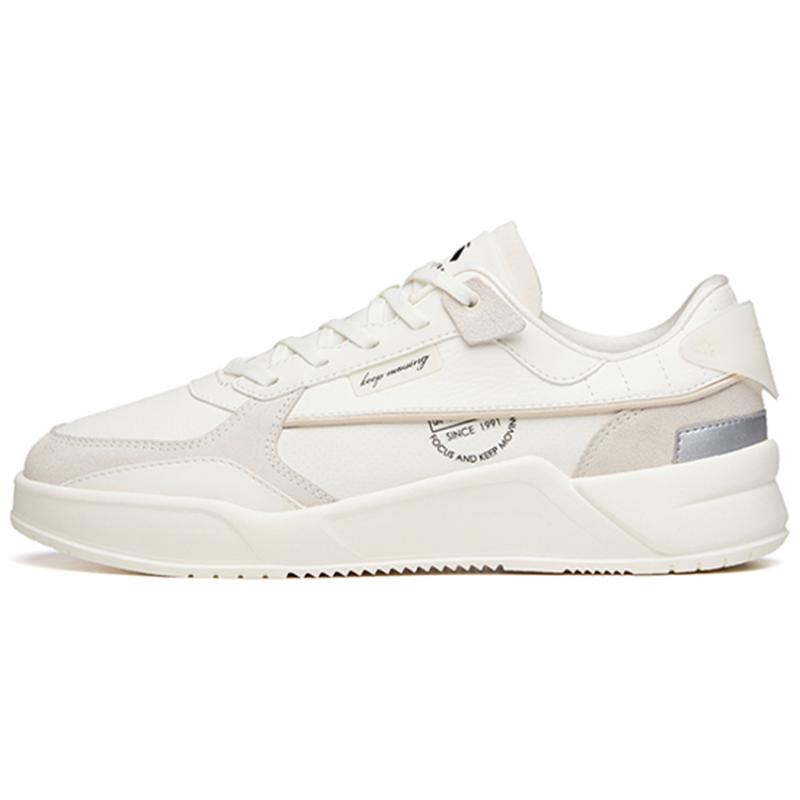 Anta Low-Top Skateboard Shoes Men's White Sneakers