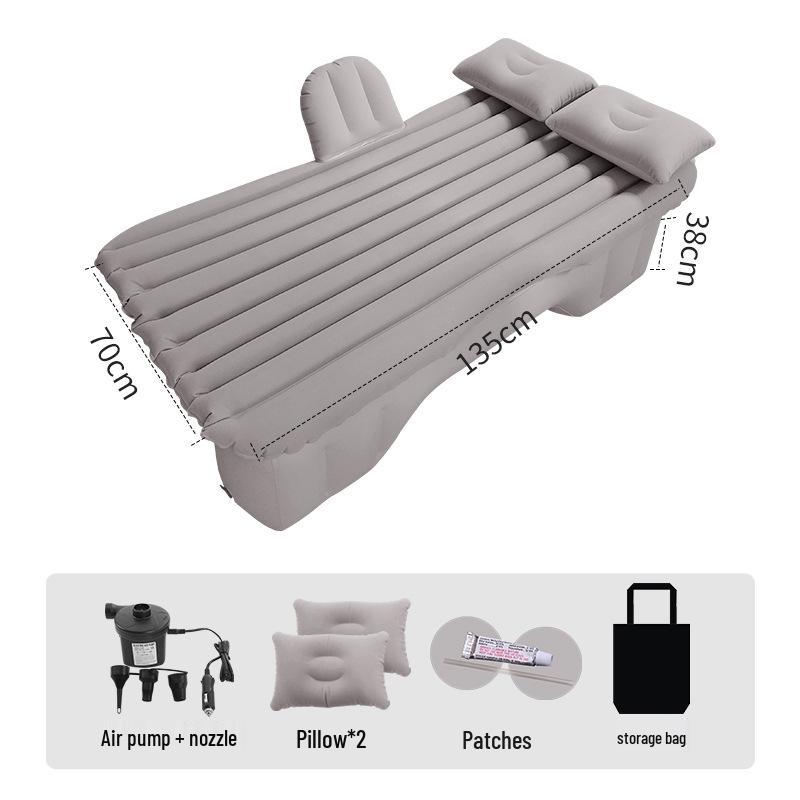 Car Back Seat Inflatable Mattress - Travel Air Cushion Bed