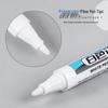 Waterproof White Acrylic Highlighter Pen - Long & Broad Tips, Extra Bold for Art & Outlining.