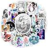 Watercolor Fantasy Mermaid Illustration Stickers DIY Toy Gift Decorative Decal for Phone Luggage Laptop Scrapbook Waterproof