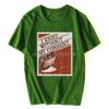 Esisto Senza il Mio Consenso Rana Divertente Meme Surreale Io IRL T-Shirt Top Magliette Stampa Prevalente Cotone Unisex Magliette Casual