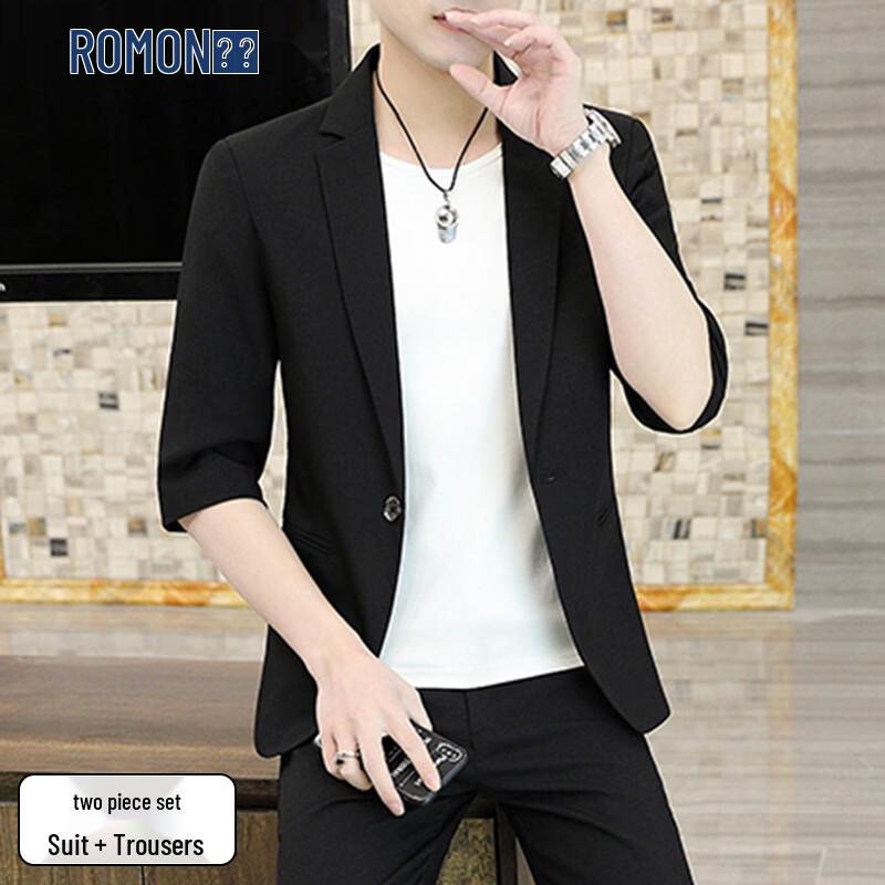 Romon Men s Lightweight Business Suit Set 3XL