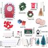 Wooden Christmas Gnomes Set with Detachable Miniature Scene Models Safe Child Friendly Holiday Decorations 1Box