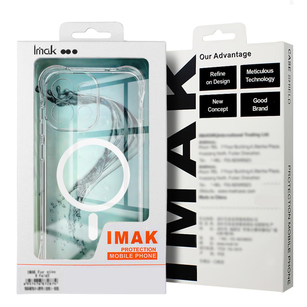 For Moto Edge 70 Pro 5G Phone Case IMAK Shock-resistant Soft Magnetic Case