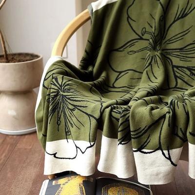 Büro Nickerchen Decke Sofa Überwurf Klimaanlagenabdeckung Strickdecke Frühling Sommer Mittagspause