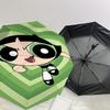 1PC Warner Powerpuff Girls Automatic Open/Close Umbrella with Windproof, 53-Rib Sturdy Canopy, Durable Ribs1270A