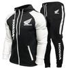 Honda 's New Sports Outfit - Honda Logo Men's Outdoor Sports Suit - Running Hat Jacket - Sports T-shirt - Sports Pants - Two-piec