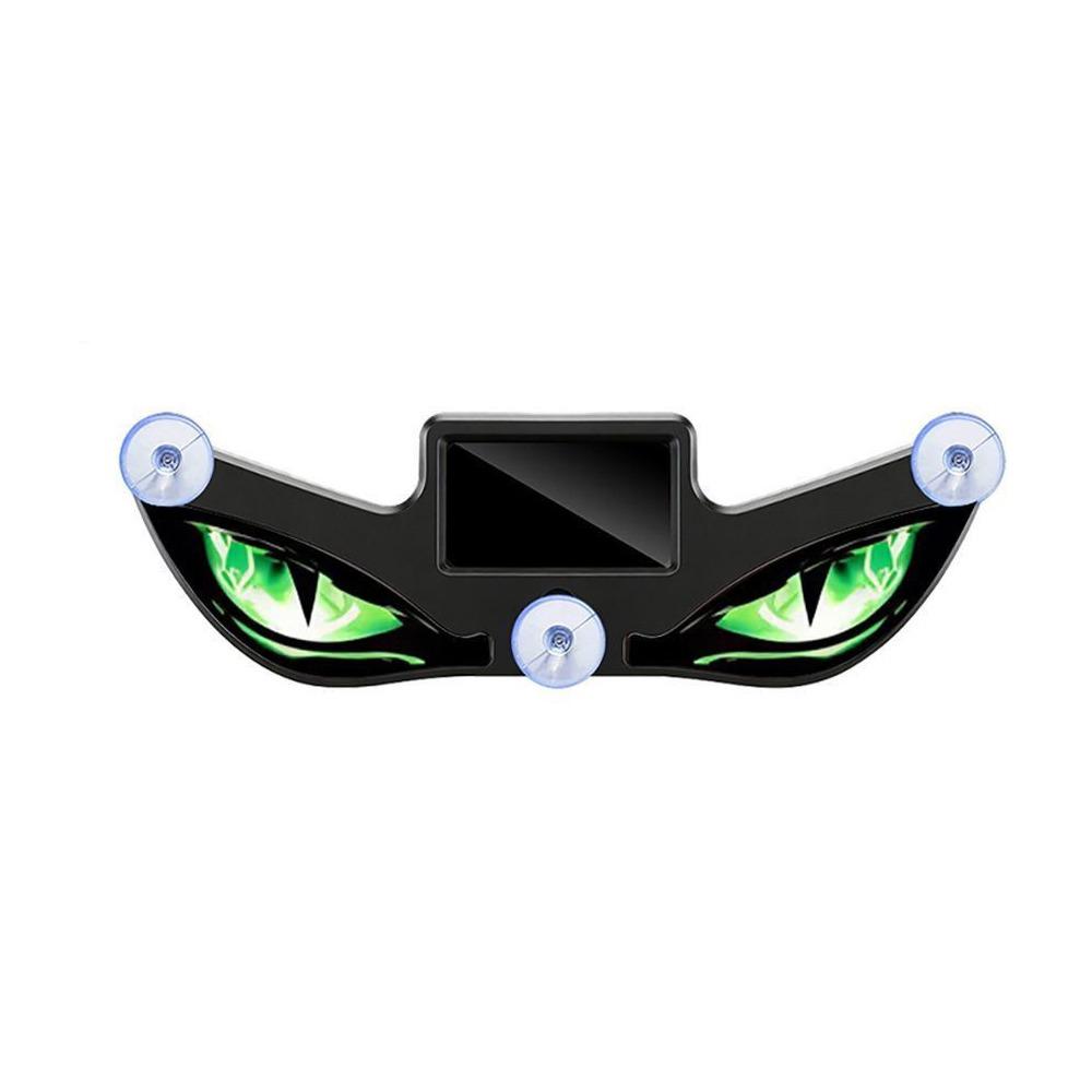 Solar Car Warning Light Suction Cup Evil Eye Light New Vehicle Safety Light