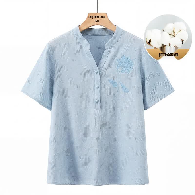 Datang Furen Women's Elegant Summer T-Shirt Blouse