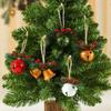 Christmas Bell Door Hanger: Red Berry & Pine Cone Ornament