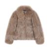 Winter new imitation fox fur coat women's fur coat thickened lapel small man