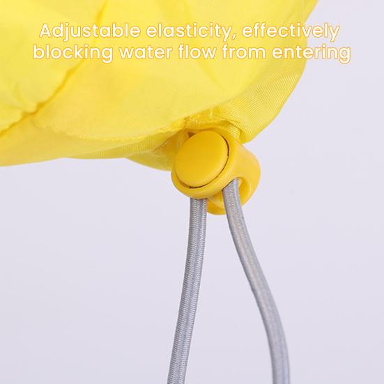 Czepek do kąpieli dla psa z przezroczystym wizjerem Wodoodporna ochrona uszu zwierzaka Kapelusz do kąpieli Regulowane nakrycie głowy dla kociaka szczeniaka małych średnich psów kotów